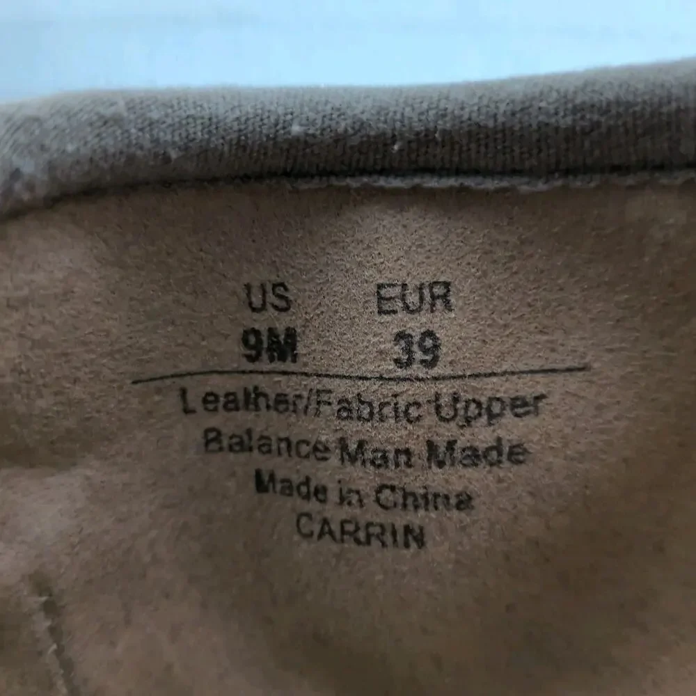 Sam Edelman Carrin Espadrille Shoes Womens 9 Taupe Putty Suede Slip On Platform